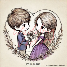 love wedding vectors 6797