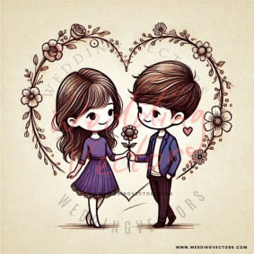 love wedding vectors 6800