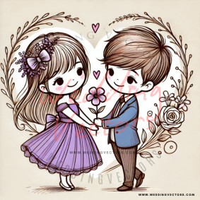 love wedding vectors 6802