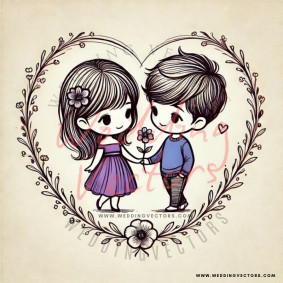 love wedding vectors 6812