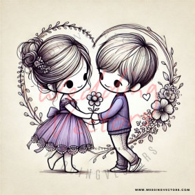 love wedding vectors 6815