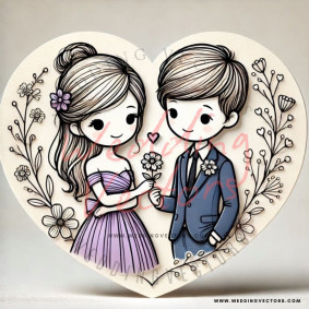 love wedding vectors 6816