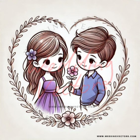 love wedding vectors 6818