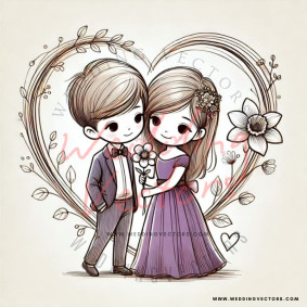 love wedding vectors 6819