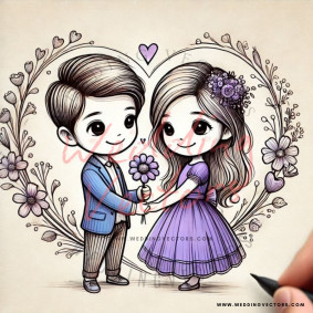 love wedding vectors 6829