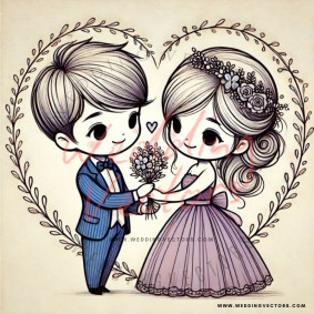 love wedding vectors 6832
