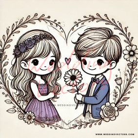 love wedding vectors 6836