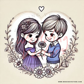 love wedding vectors 6838