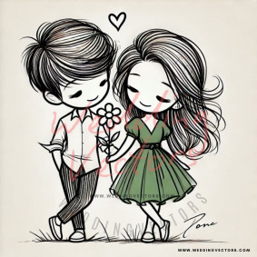 love wedding vectors 6846