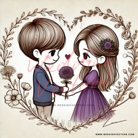 love wedding vectors 6851