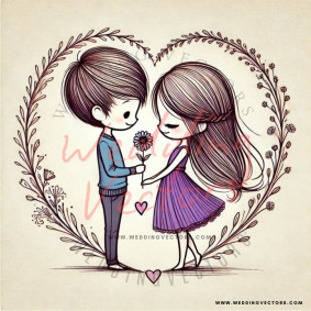 love wedding vectors 6852