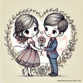 love wedding vectors 6853