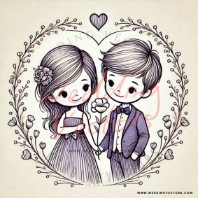 love wedding vectors 6860