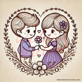 love wedding vectors 6862