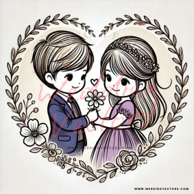 love wedding vectors 6871