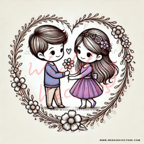 love wedding vectors 6874