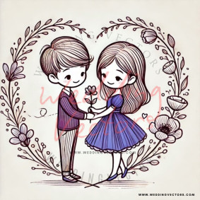 love wedding vectors 6876
