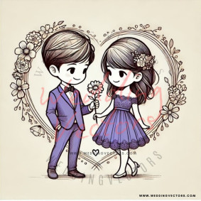 love wedding vectors 6878