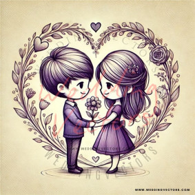 love wedding vectors 6879