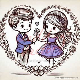 love wedding vectors 6883