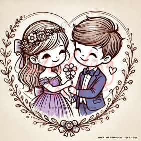 love wedding vectors 6884