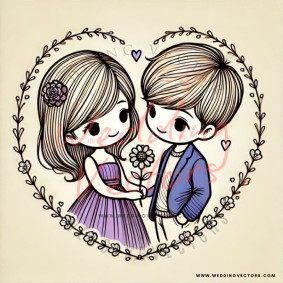 love wedding vectors 6885