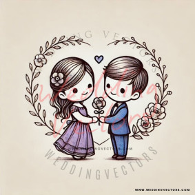 love wedding vectors 6887