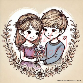 love wedding vectors 6889