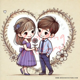 love wedding vectors 6891