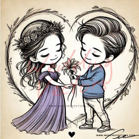 love wedding vectors 6892