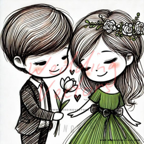 love wedding vectors 6894