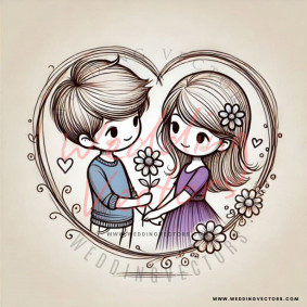 love wedding vectors 6896