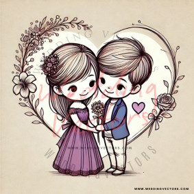 love wedding vectors 6899
