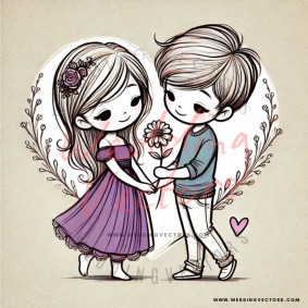 love wedding vectors 6903