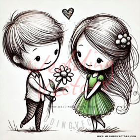 love wedding vectors 6906