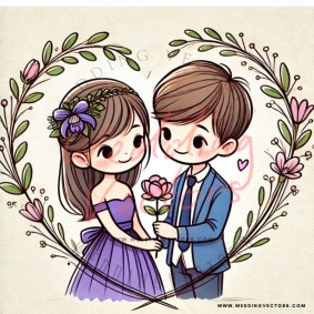 love wedding vectors 6908