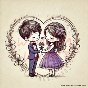 love wedding vectors 6910