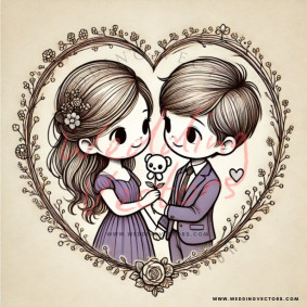 love wedding vectors 6912