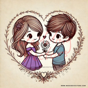 love wedding vectors 6913