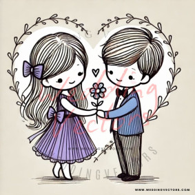 love wedding vectors 6914
