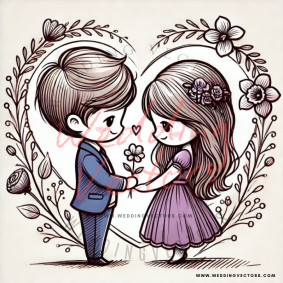 love wedding vectors 6916