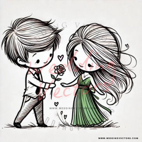 love wedding vectors 6918