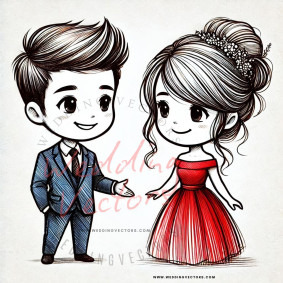 love wedding vectors 6929