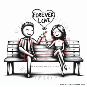 love wedding vectors 6992