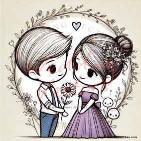 love wedding vectors 7002