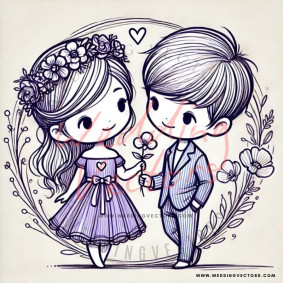 love wedding vectors 7003