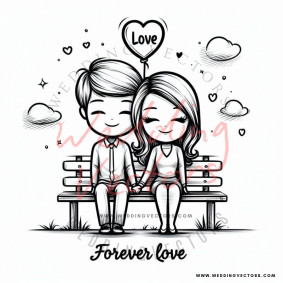 love wedding vectors 7004