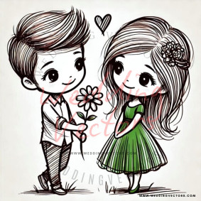 love wedding vectors 7005