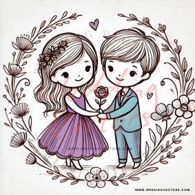 love wedding vectors 7007