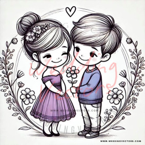 love wedding vectors 7009